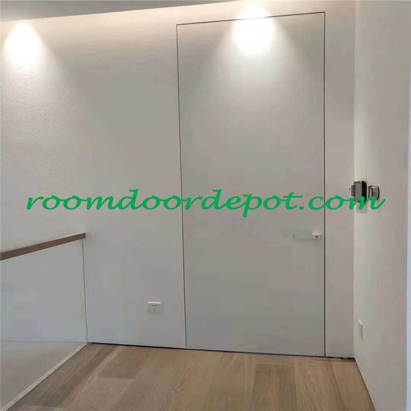 frameless interior hidden doors with invisible hinges